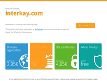 Tablet Screenshot of interkay.com